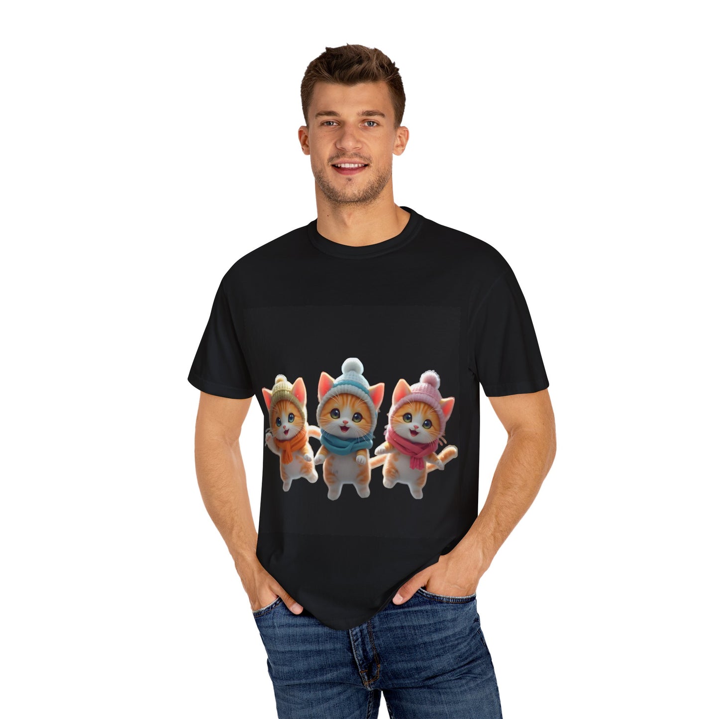 Cat Greeters - Cute cat art design - Unisex T-Shirt