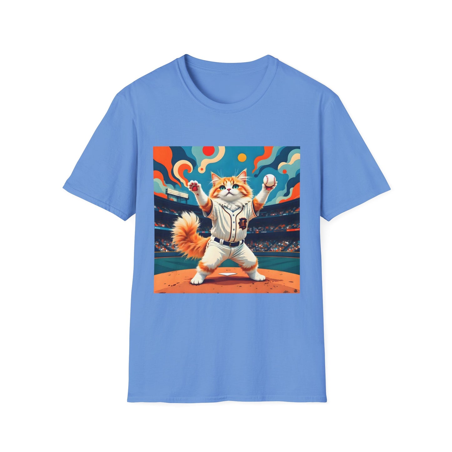 Cats Victory Baseball Bliss - Vibrant cat art design - Unisex T-Shirt
