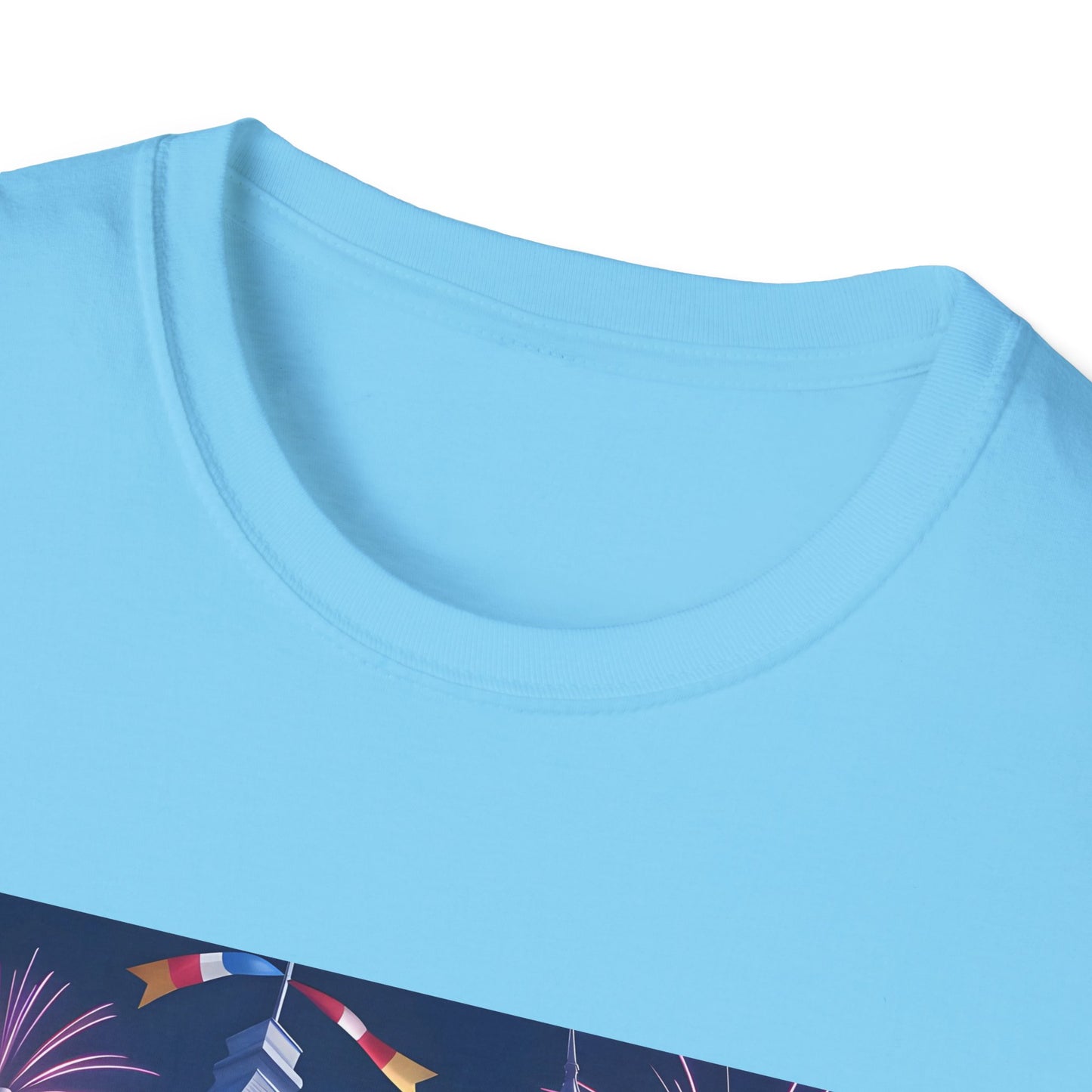 Cats Independence Day Bliss - Vibrant cat art design - Unisex T-Shirt