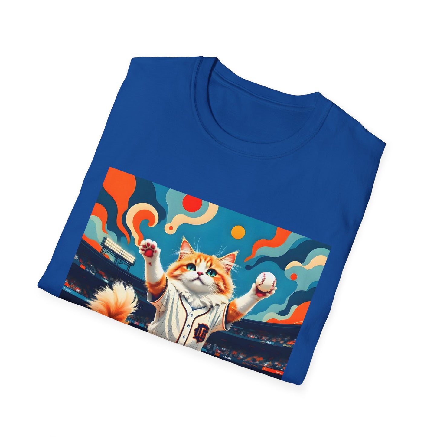 Cats Victory Baseball Bliss - Vibrant cat art design - Unisex T-Shirt