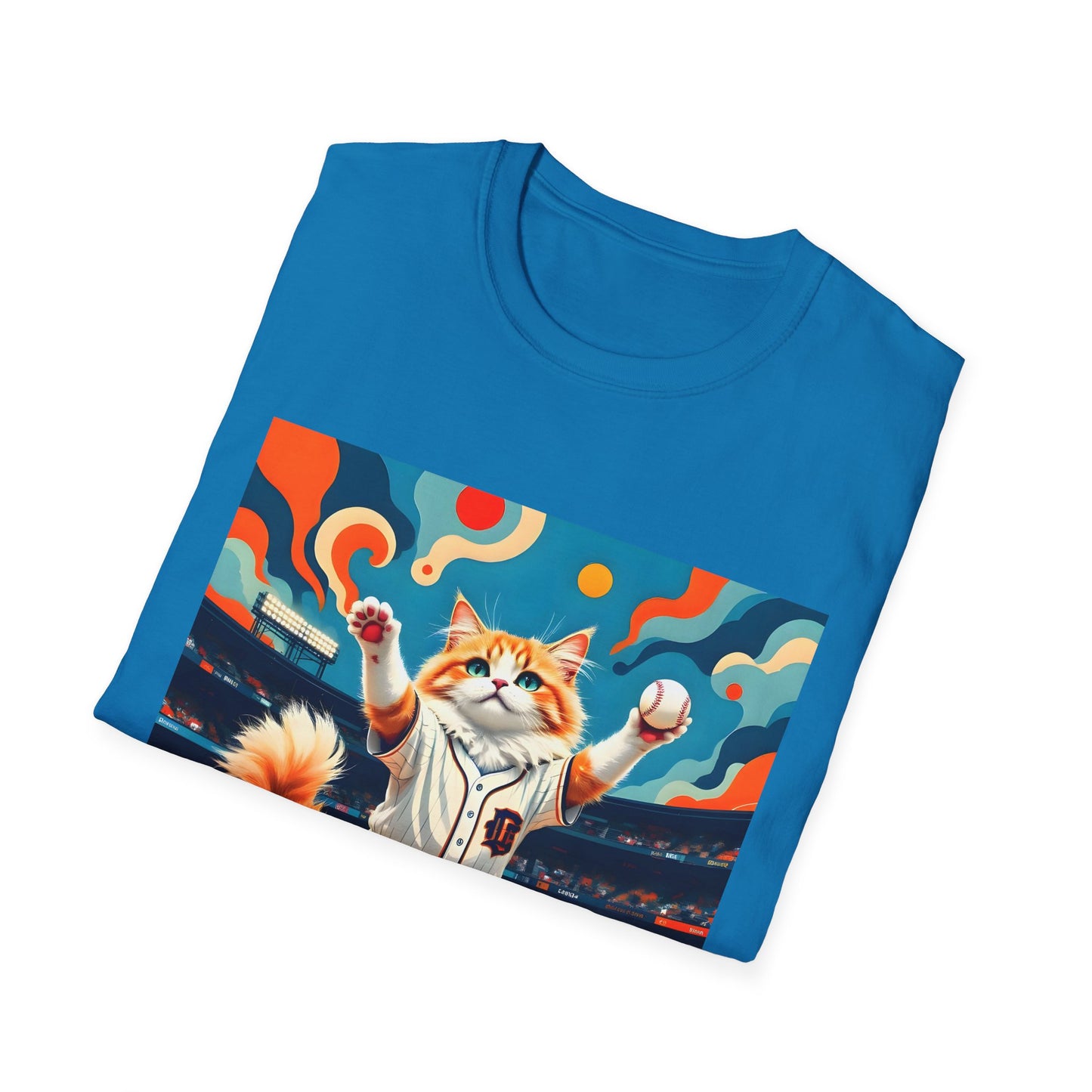 Cats Victory Baseball Bliss - Vibrant cat art design - Unisex T-Shirt