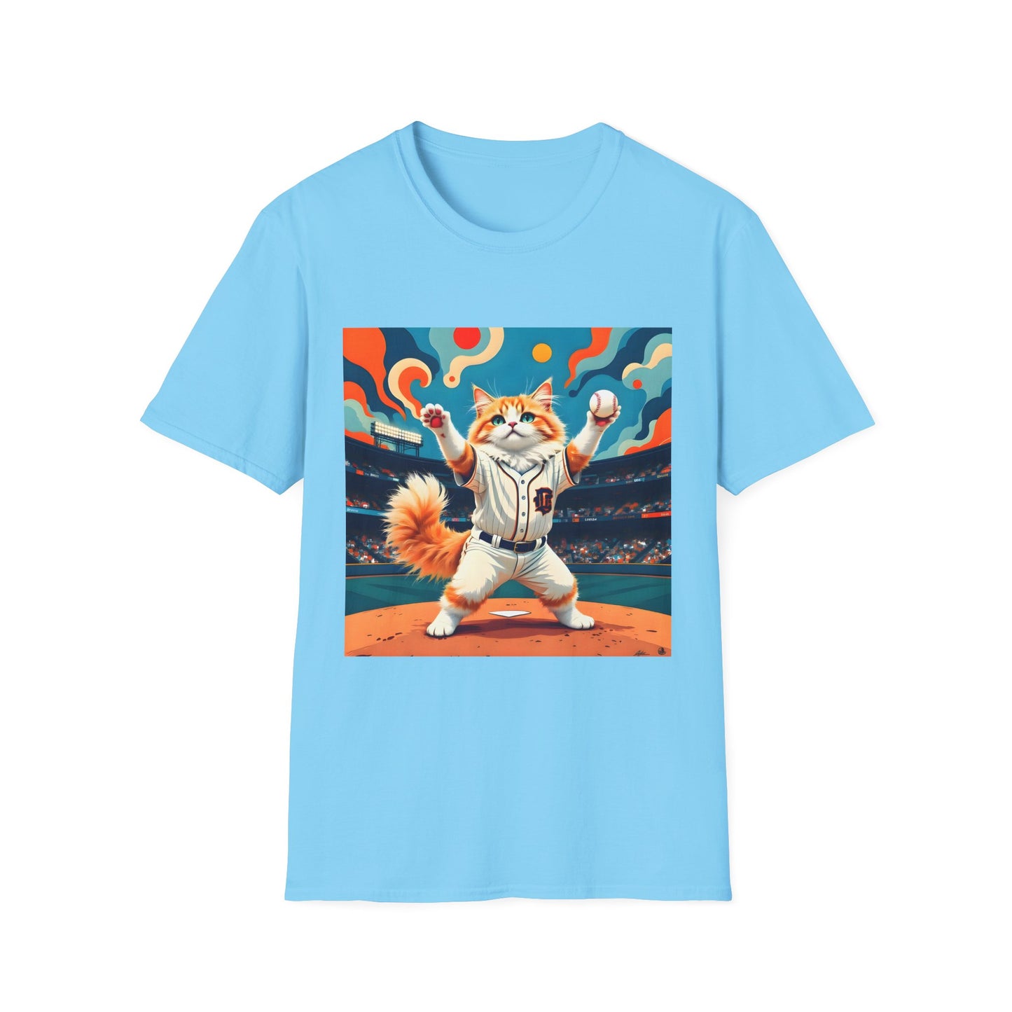 Cats Victory Baseball Bliss - Vibrant cat art design - Unisex T-Shirt