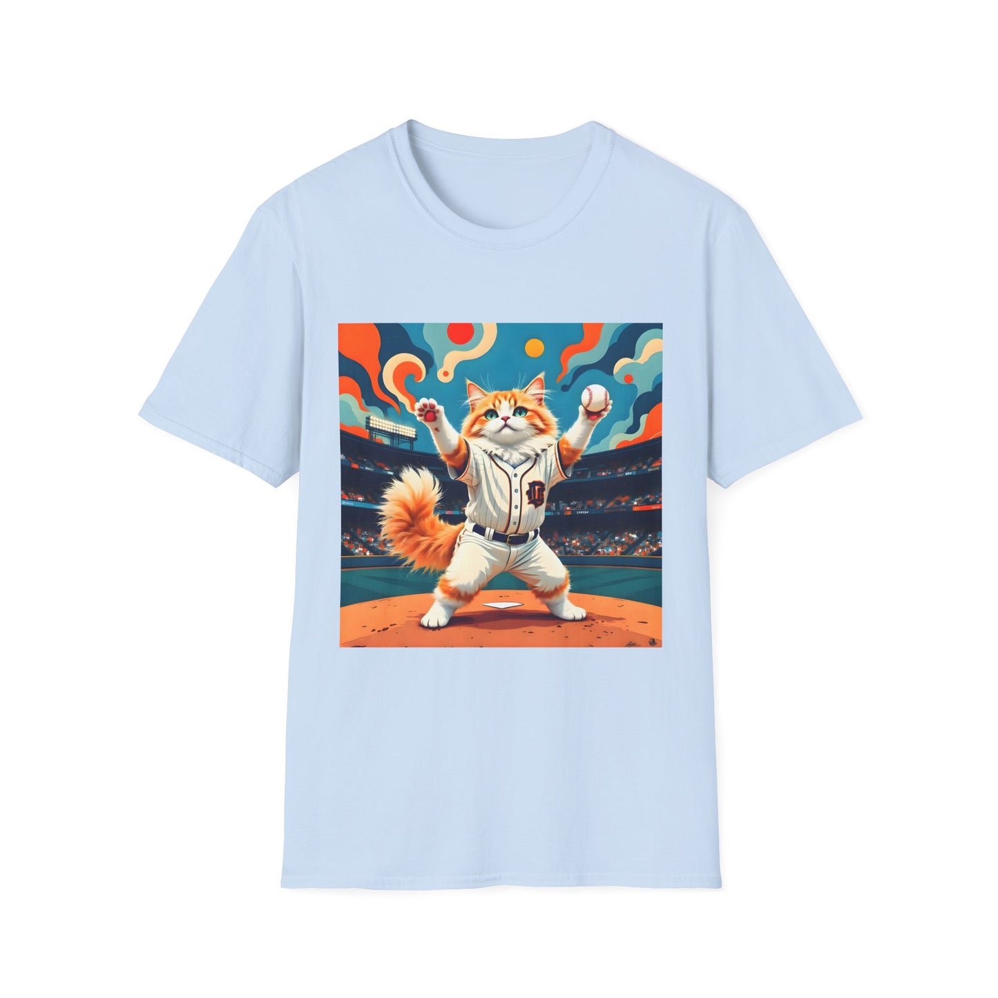 Cats Victory Baseball Bliss - Vibrant cat art design - Unisex T-Shirt