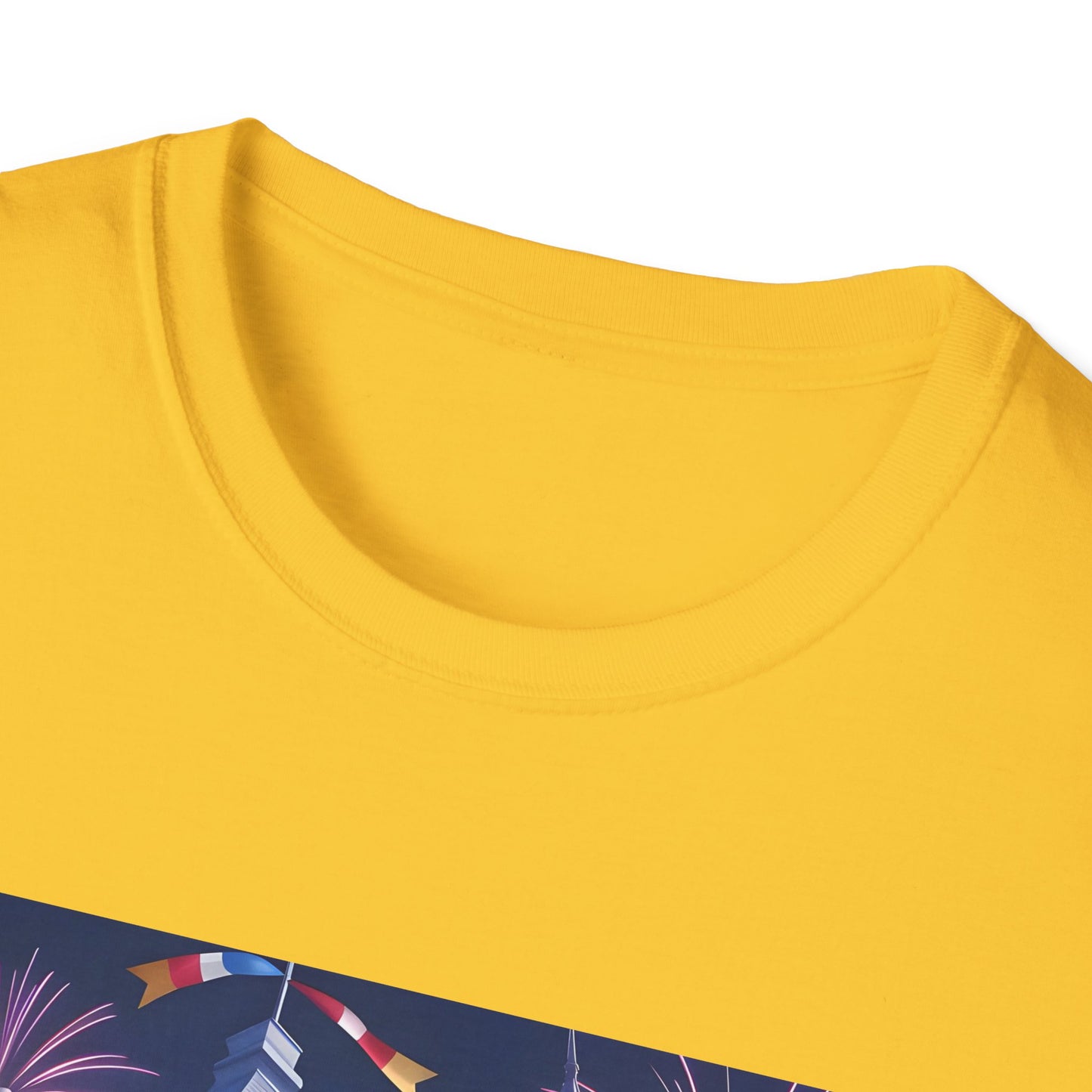 Cats Independence Day Bliss - Vibrant cat art design - Unisex T-Shirt