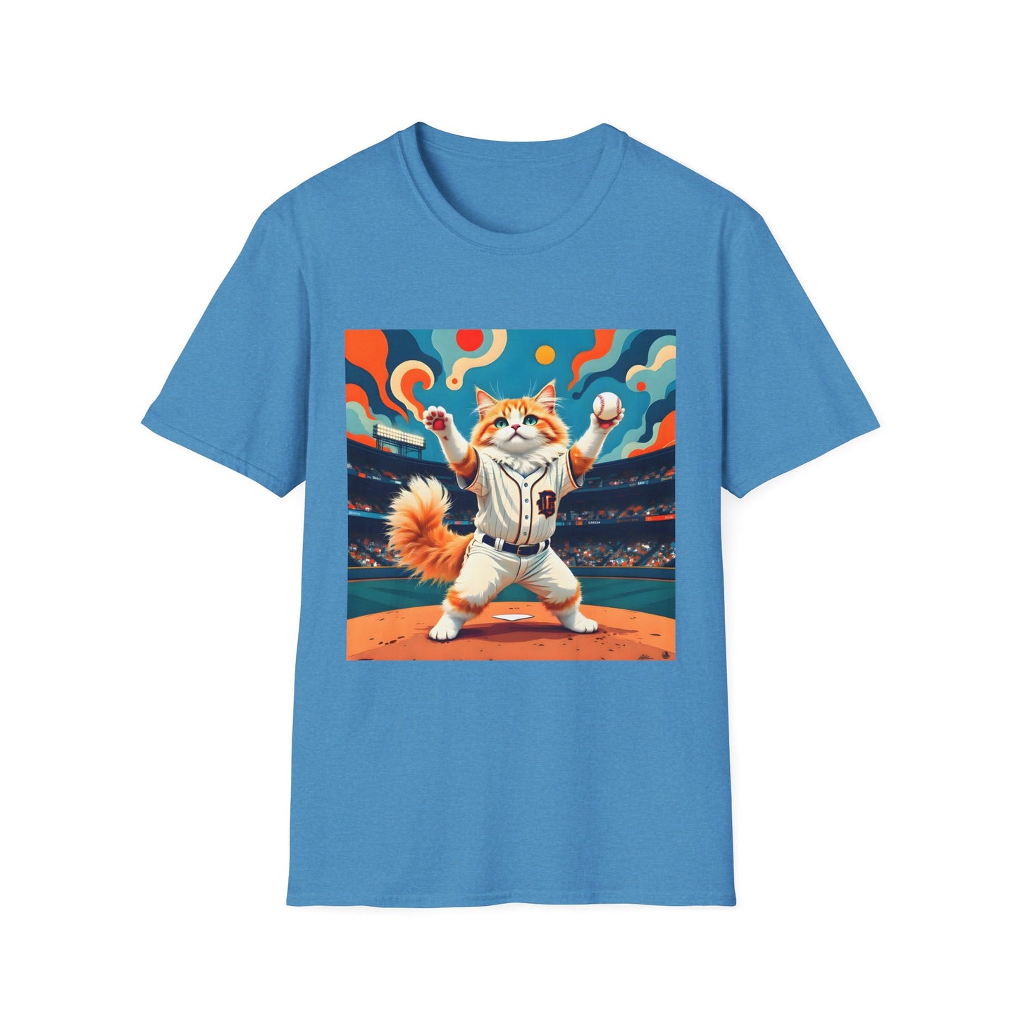 Cats Victory Baseball Bliss - Vibrant cat art design - Unisex T-Shirt
